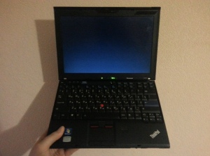 My own ThinkPad X201.